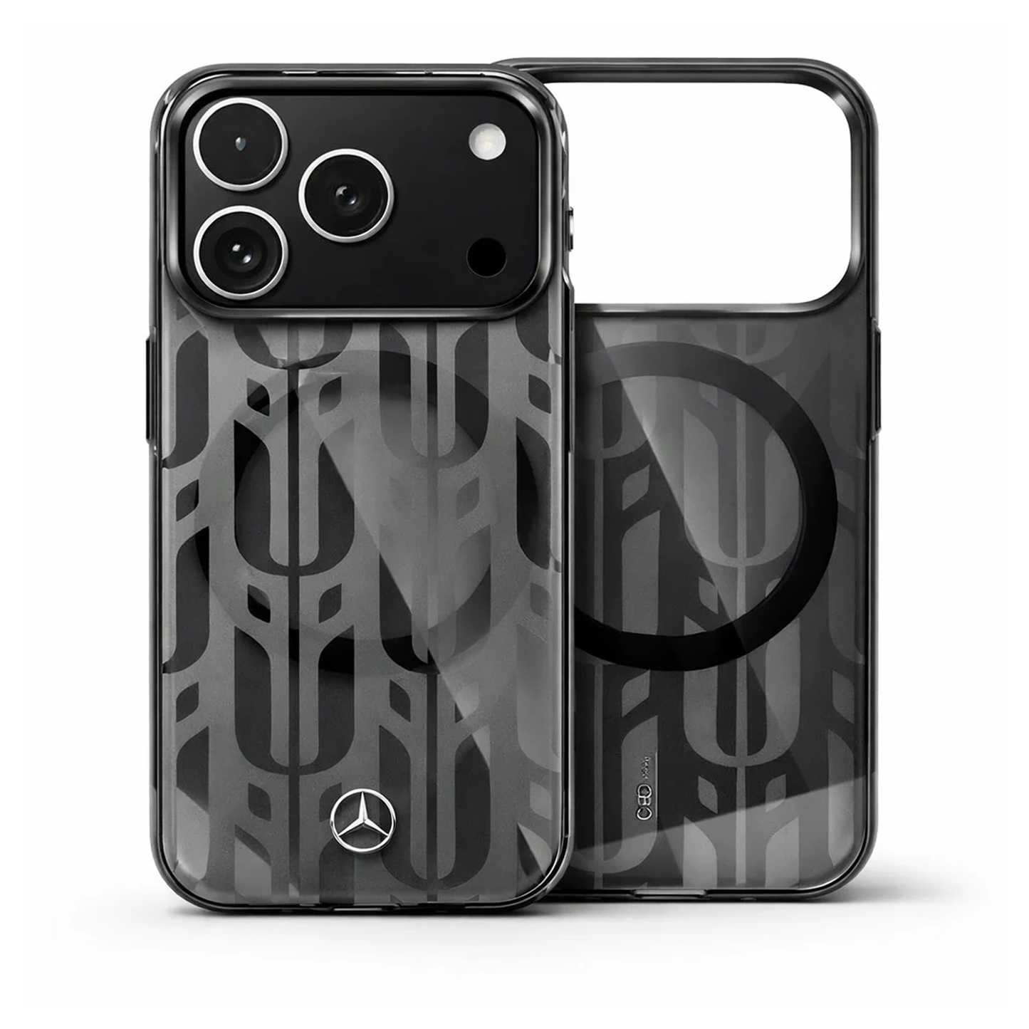 MERCEDES - MAGSAFE FROSTED IML CASE W/ LAUREL LEAVES PATTERN | IPHONE 17 PRO MAX - متجر نصر
