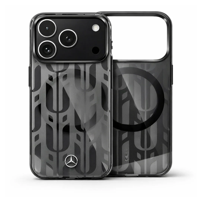 MERCEDES - MAGSAFE FROSTED IML CASE W/ LAUREL LEAVES PATTERN | IPHONE 17 PRO MAX