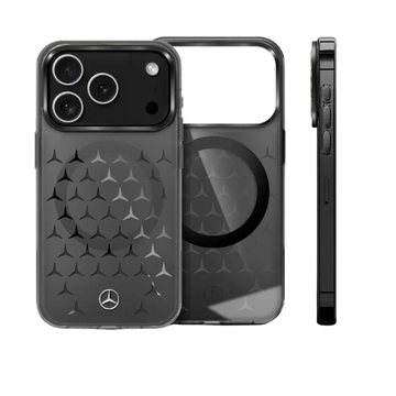 Mercedes MagSafe Frosted IML Case Star | Black