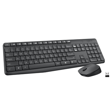 Logitech MK235 Wireless Keyboard and Mouse Combo متجر نصر
