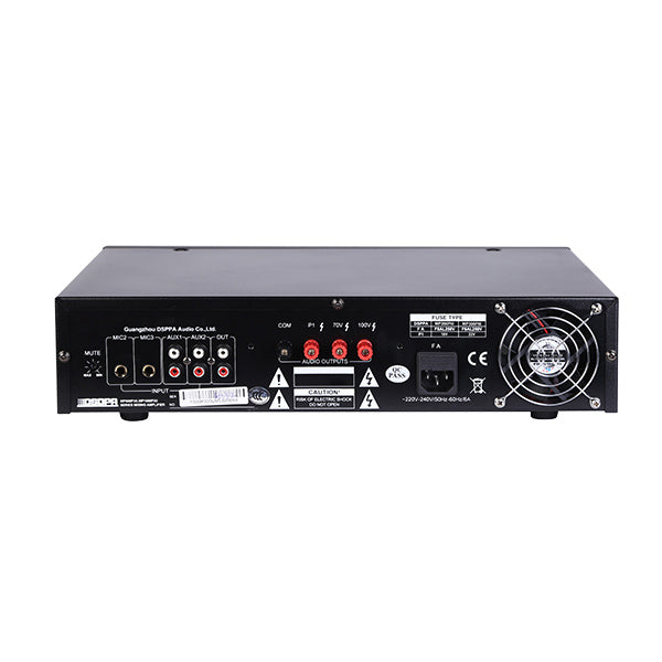 DSPPA 120W 3 Mic & 2 AUX Mixing Amplifier