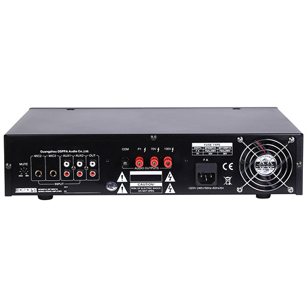 DSPPA 250W 3 Mic & 2 AUX Mixing Amplifier