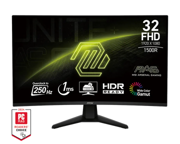 MSI Screen MSI | 31.5" Curved Gaming Monitor | 250Hz | MAG 32C6X