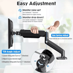 NB Screen Screen Desk Mount, Adjustable Monitor Arm Black