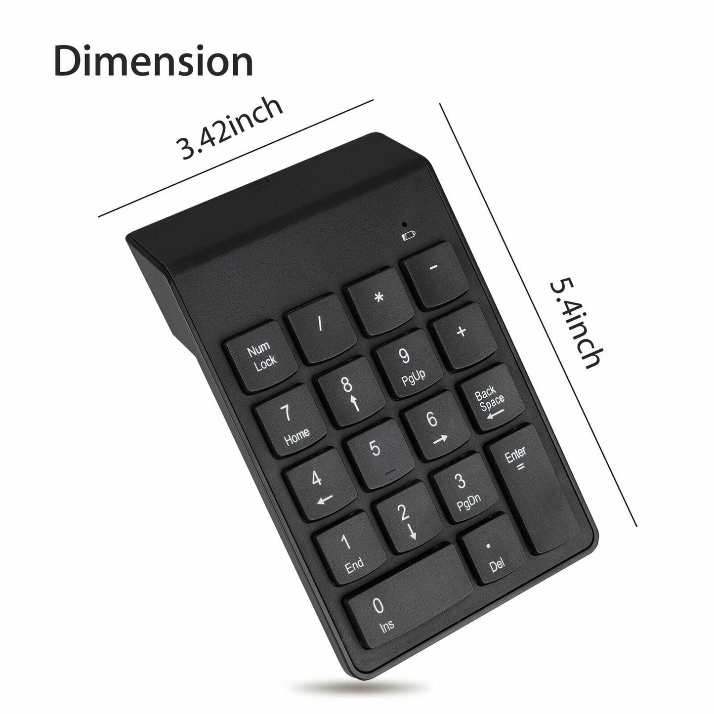 USB Wireless Mini Numeric Keypad - متجر نصر