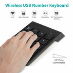 None Brand Accessories USB Wireless Mini Numeric Keypad