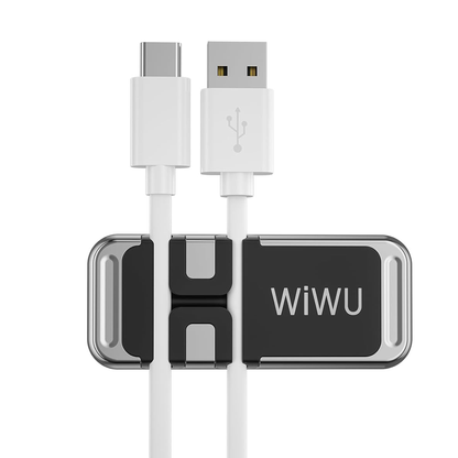 WiWU منظم كابلات USB مشابك أسلاك حامل للمكتب والسيارة | CH011