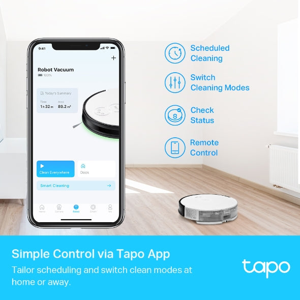 Robot Vacuum & Mop + Smart Auto-Empty Dock / Tapo RV10 Plus