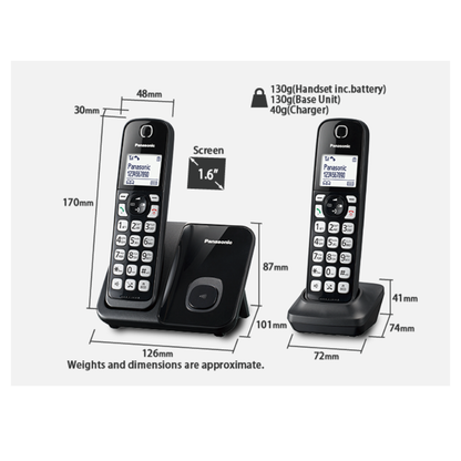 Panasonic Expandable Cordless Phone KX-TGD512 متجر نصر