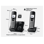Panasonic Phone & Conference Panasonic Expandable Cordless Phone KX-TGD512
