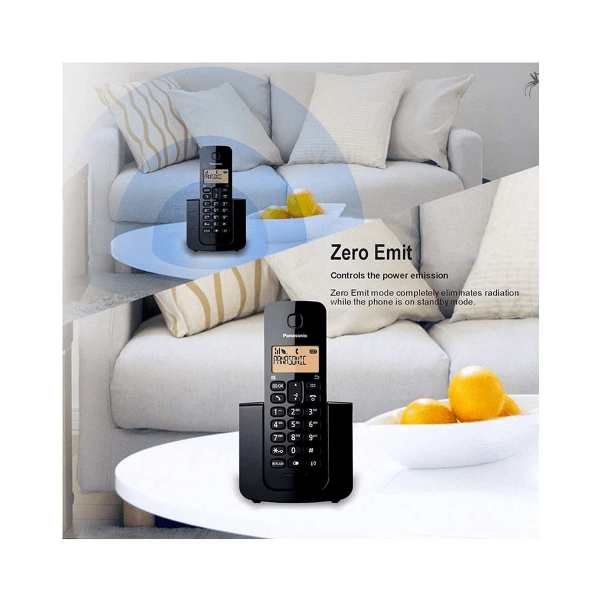 Panasonic KX-TGB110 - Cordless Telephone - Black - متجر نصر