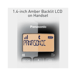 Panasonic Phone & Conference Panasonic KX-TGB110 - Cordless Telephone - Black