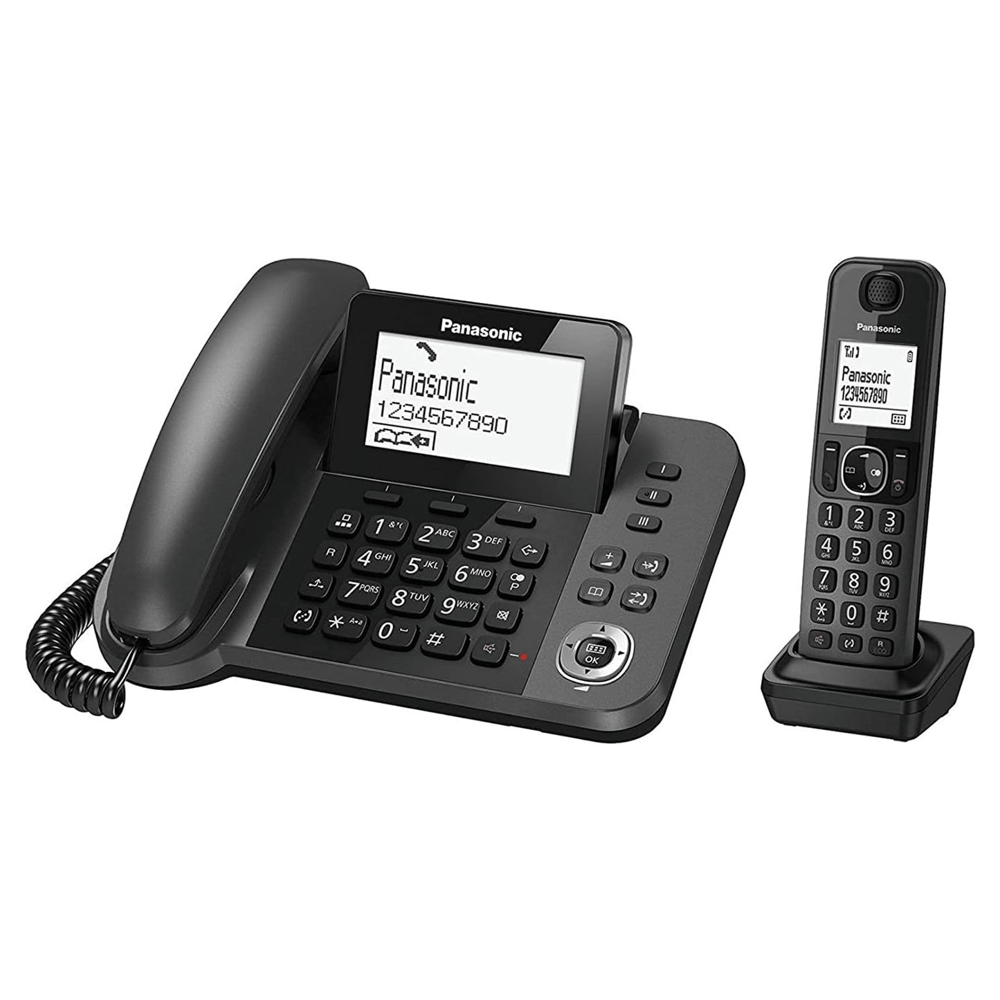 هاتف باناسونيك الرقمي السلكي واللاسلكي مع سماعة|KX-TGF310 - متجر نصر