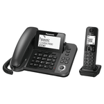 Panasonic Phone & Conference Panasonic KX-TGF310 Digital Corded and Cordless Phone with Handset
