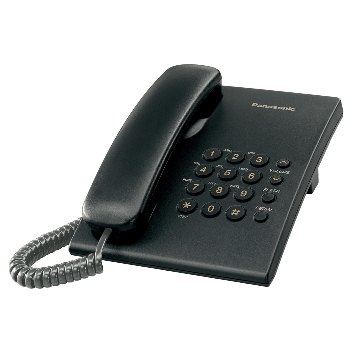 Panasonic KX-TS500FX Integrated Corded Telephone, Black - متجر نصر