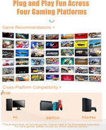 Playstation Smart&Games PXN V3 Pro Games Steering Wheel | (Black - Orange)