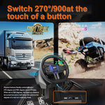 PXN Smart&Games Pxn V900 Gaming Steering Wheel with Linear Pedals