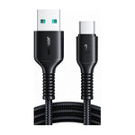 JOYROOM Long-Lasting Series Nylon Braided Fast Charging Cable 1m, 3A USB-A / 60W C to C / 30W C to Lightning | S-A9U