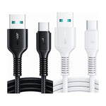 JOYROOM Long-Lasting Series Nylon Braided Fast Charging Cable 1m, 3A USB-A / 60W C to C / 30W C to Lightning | S-A9U