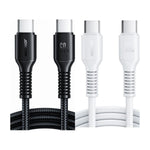 JOYROOM Long-Lasting Series Nylon Braided Fast Charging Cable 1m, 3A USB-A / 60W C to C / 30W C to Lightning | S-A9U