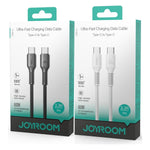 JOYROOM Long-Lasting Series Nylon Braided Fast Charging Cable 1m, 3A USB-A / 60W C to C / 30W C to Lightning | S-A9U