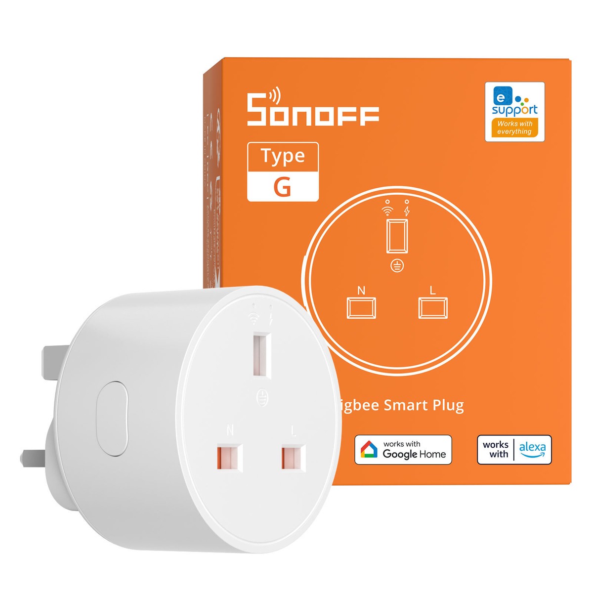 Zigbee Smart Plug with Power Monitoring (EU Type) | Sonoff S60ZBTPG متجر نصر
