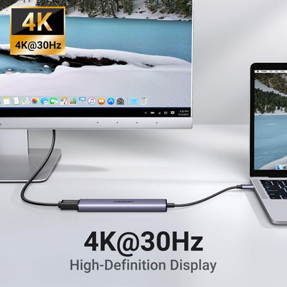 UGREEN Revodok 105 USB C Hub 5 in 1 Multiport Adapter 4K HDMI | 15495 متجر نصر