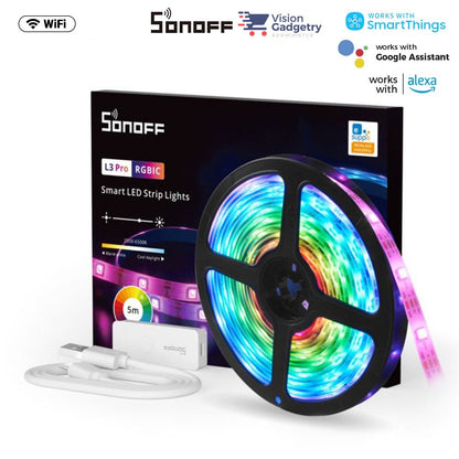 SONOFF RGB Smart LED Strip Lights | Sonoff L3-5M متجر نصر