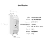 Sonoff BASICR4 specifications and dimensions | BASICR4