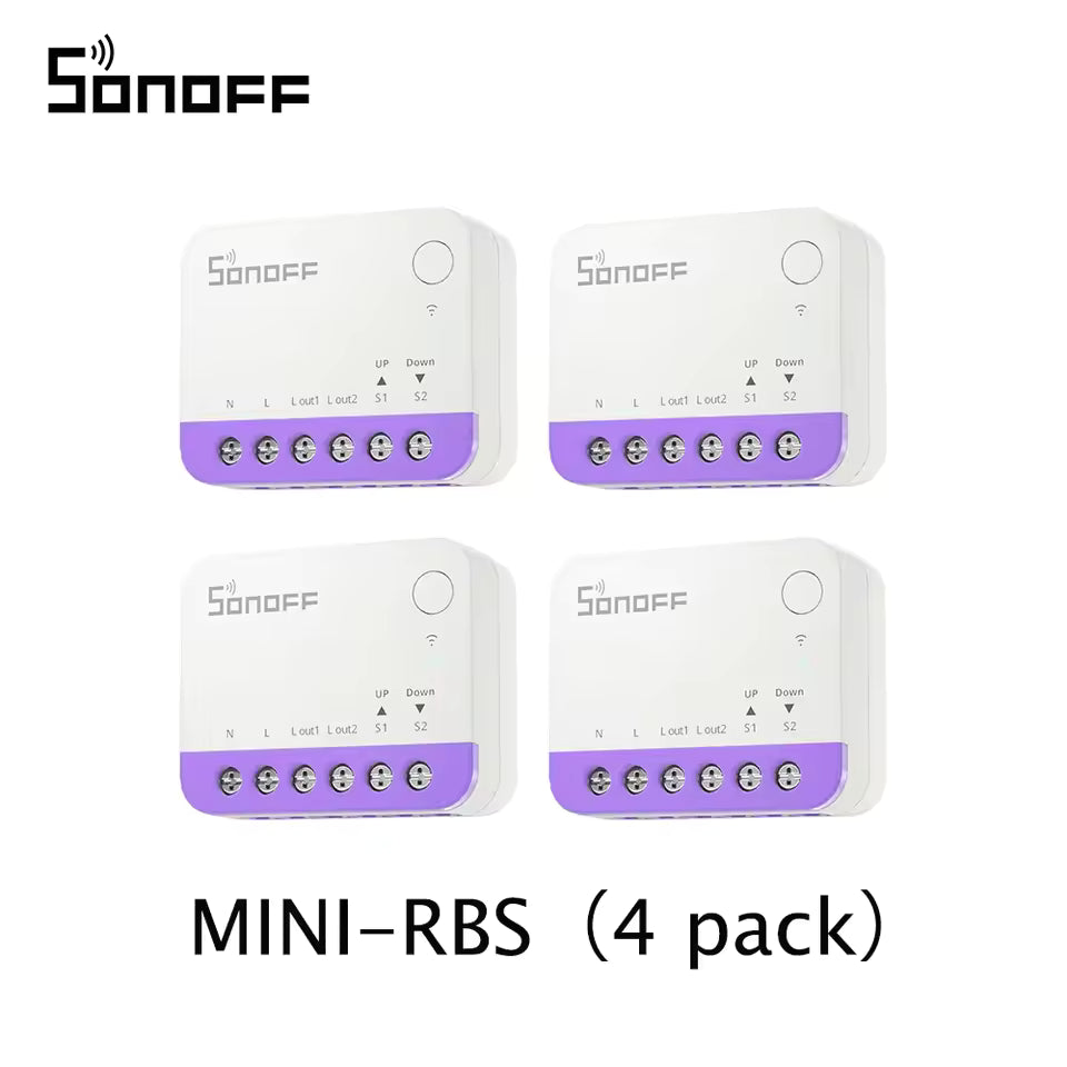 وحدة تحكم ذكية للستائر/ابجور الرأسية (تدعم تقنية ماتر) | عبوة واحدة / عبوة من 4 قطع | Sonoff MINI-RBS - متجر نصر