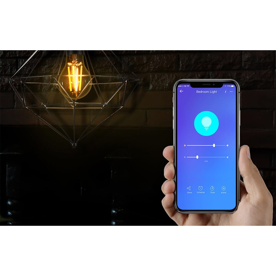 Smart Wi-Fi LED Filament Bulb | Sonoff B02-F-ST64 - متجر نصر