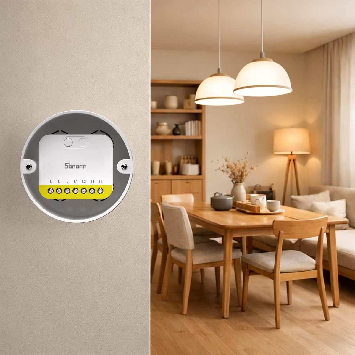 Sonoff-C MINI DUO Zigbee 2-Gang Smart Switch (Neutral / No Neutral) | MINI-ZB2GS - متجر نصر