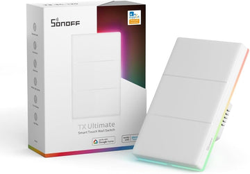 Sonoff Smart Home US / 3 Gang (Can Work as Curtain switch) SONOFF TX T5 Ultimate Smart Touch Wall Switch Series