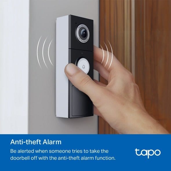 جرس باب انتركم فيديو ملون ليلي بدقة 5 ميجا بكسل | Tapo D235 - متجر نصر