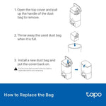 Tapo Home Appliance Tapo RVA202 | Tapo Robot Vacuum Disposable Dust Bag