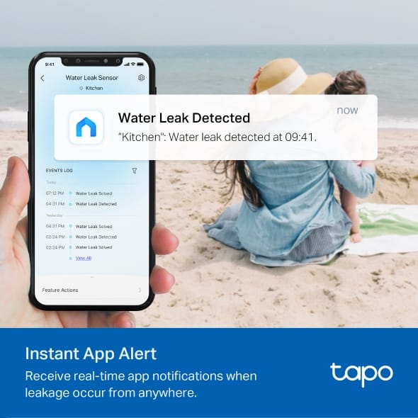 Smart Water Leak Sensor Tapo T300 - متجر نصر