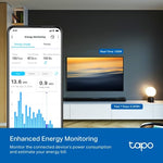 Tapo Smart Home Tapo Mini Smart Wi-Fi Socket, Energy Monitoring | Tapo P110