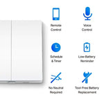 Tapo Smart Home Tapo Smart Light Switch 2-Gang 1-Way | Tapo S220
