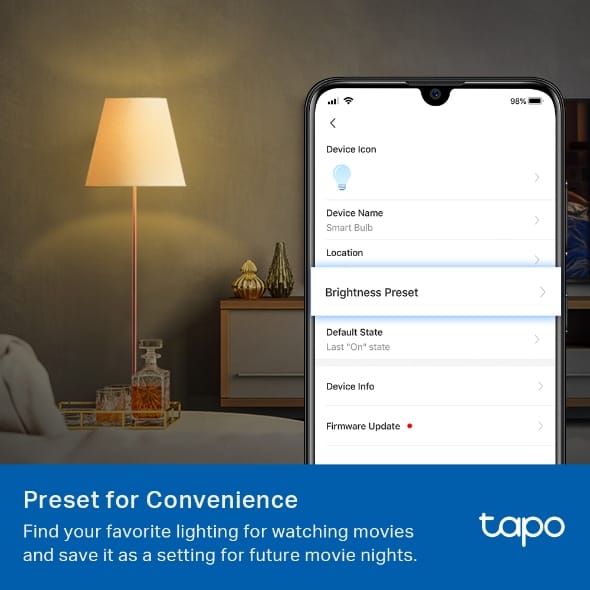 Tapo Smart Wi-Fi Dimmable Light Bulb | Tapo L510E - متجر نصر