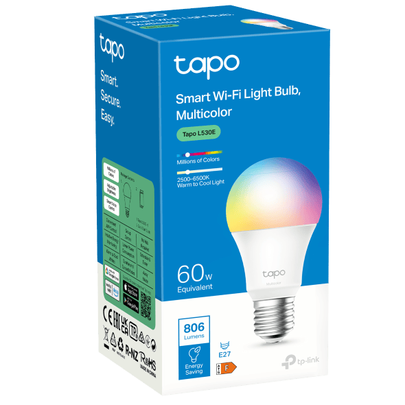 Tapo Smart Wi-Fi Light Bulb, Multi color 60w | Tapo L530E - متجر نصر