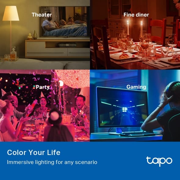 Tapo Smart Wi-Fi Light Bulb, Multi color 60w | Tapo L530E - متجر نصر