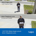 Tapo Surveillance Camera 3MP Dual 2K Cameras | Smart Tracking | Indoor/Outdoor |Tapo C246D