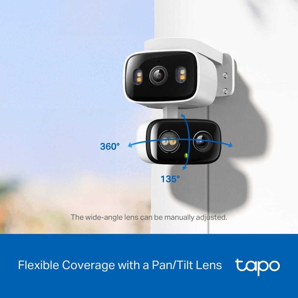 3MP Dual 2K Cameras | Smart Tracking | Indoor/Outdoor |Tapo C246D - متجر نصر