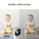 Tapo Surveillance Camera 3mp Indoor Camera Tapo C225 Pan/Tilt AI Home Security Wi-Fi Camera