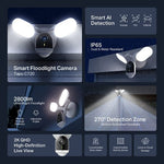 Tapo Surveillance Camera 4mp Outdoor Smart Floodlight Camera Tapo C720