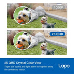 Tapo Surveillance Camera 4mp Outdoor Smart Wire-Free Security Camera System, 2-Camera System Tapo C420S2
