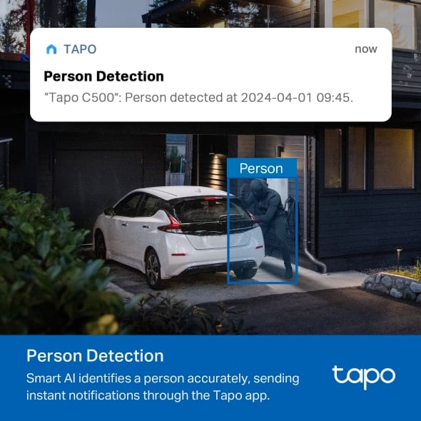 Tapo 2mp Outdoor Pan/Tilt Security WiFi Camera | C500 - متجر نصر