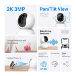 Tapo Surveillance Camera Tapo 3mp Indoor Pan /Tilt PT Camera | Tapo C210