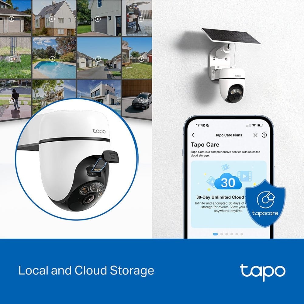 Tapo 3mp Smart Solar-Powered Security Camera | C610 Kit - متجر نصر