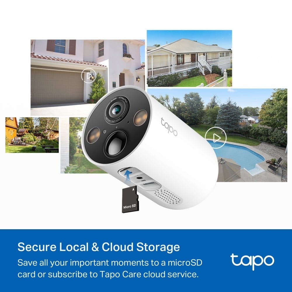 Tapo 4mp Smart Solar-Powered Security Camera | TC85 Kit - متجر نصر